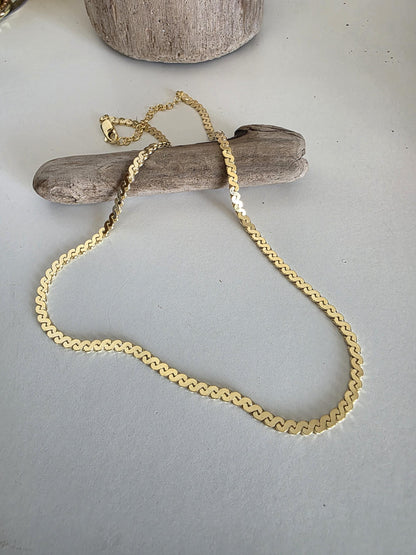 Gold Vermeil on Sterling Silver Evil Eye Layered Necklace Set | Serpentine Chain & Protective Talisman Pendant