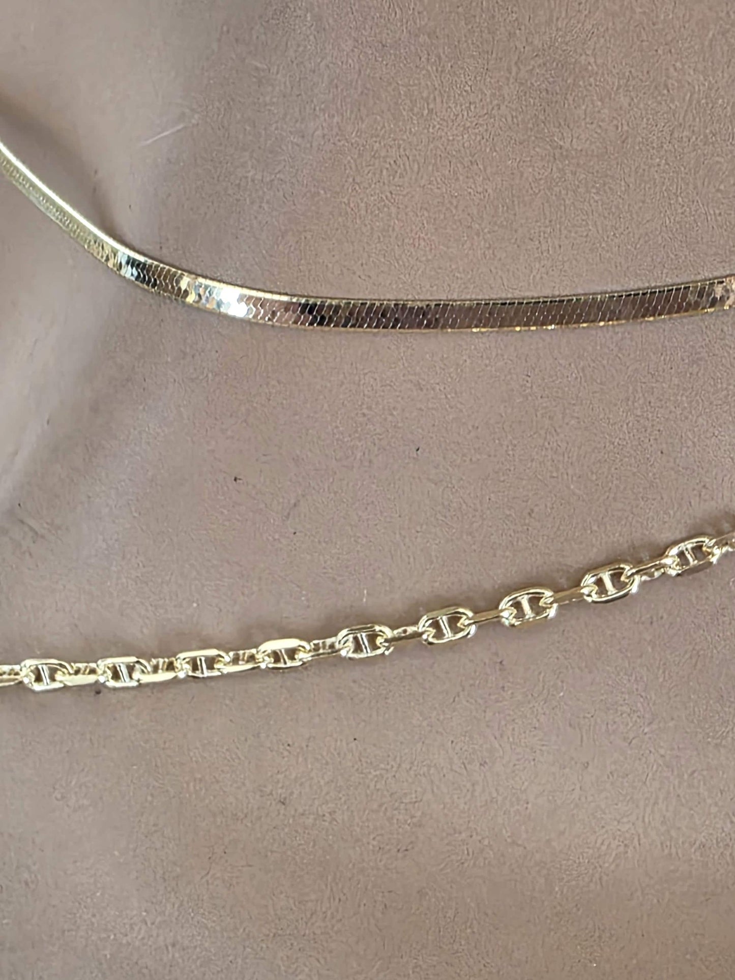 Gold Vermeil over Sterling Silver Layered Necklace Set with Bumble Bee - Cute Summer Garden Jewelry