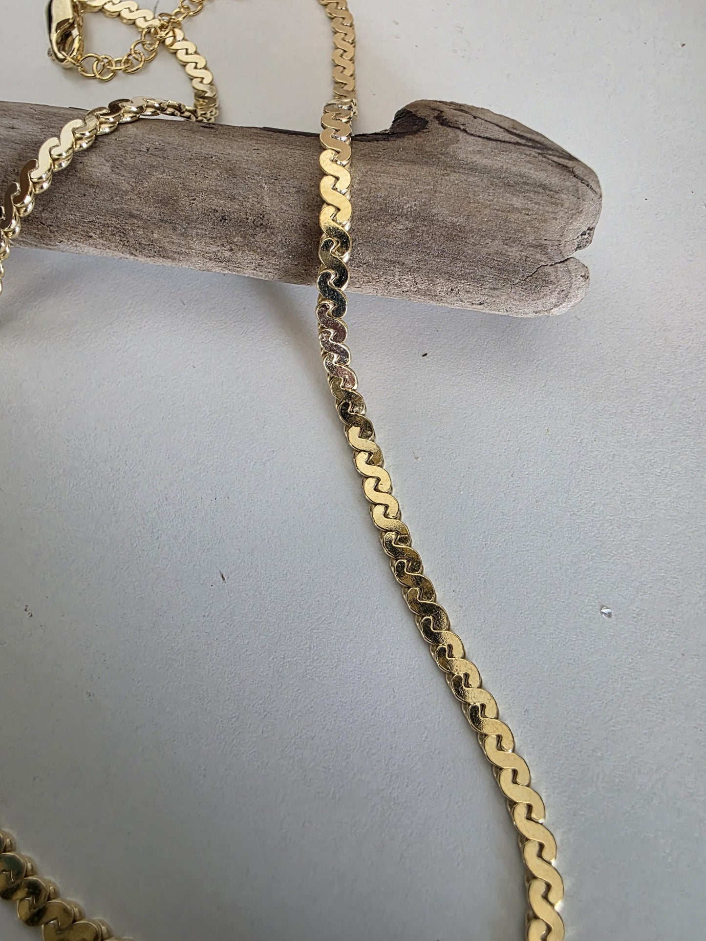 Gold Vermeil on Sterling Silver Evil Eye Layered Necklace Set | Serpentine Chain & Protective Talisman Pendant