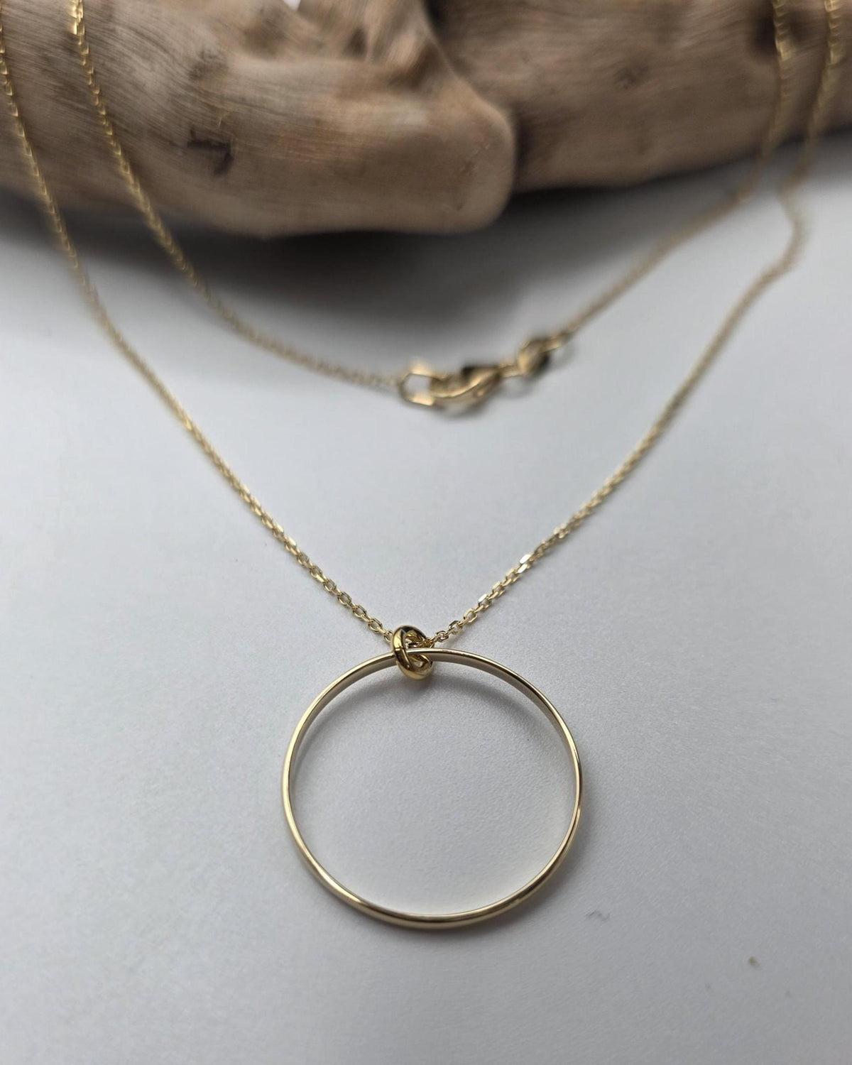Solid 10K Gold Day Collar Necklace | Minimalist Luxury Collar | Fine Gold Jewelry