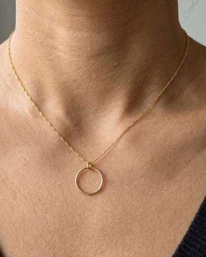 14k Gold Filled Elegant Minimalist Day Collar Necklace, Romantic Luxury Elegant Partner Fine Jewelry