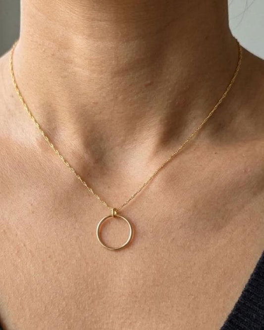 14k Gold Filled Elegant Minimalist Day Collar Necklace, Romantic Luxury Elegant Partner Fine Jewelry
