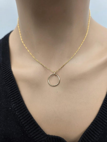14k Gold Filled Elegant Minimalist Day Collar Necklace, Romantic Luxury Elegant Partner Fine Jewelry