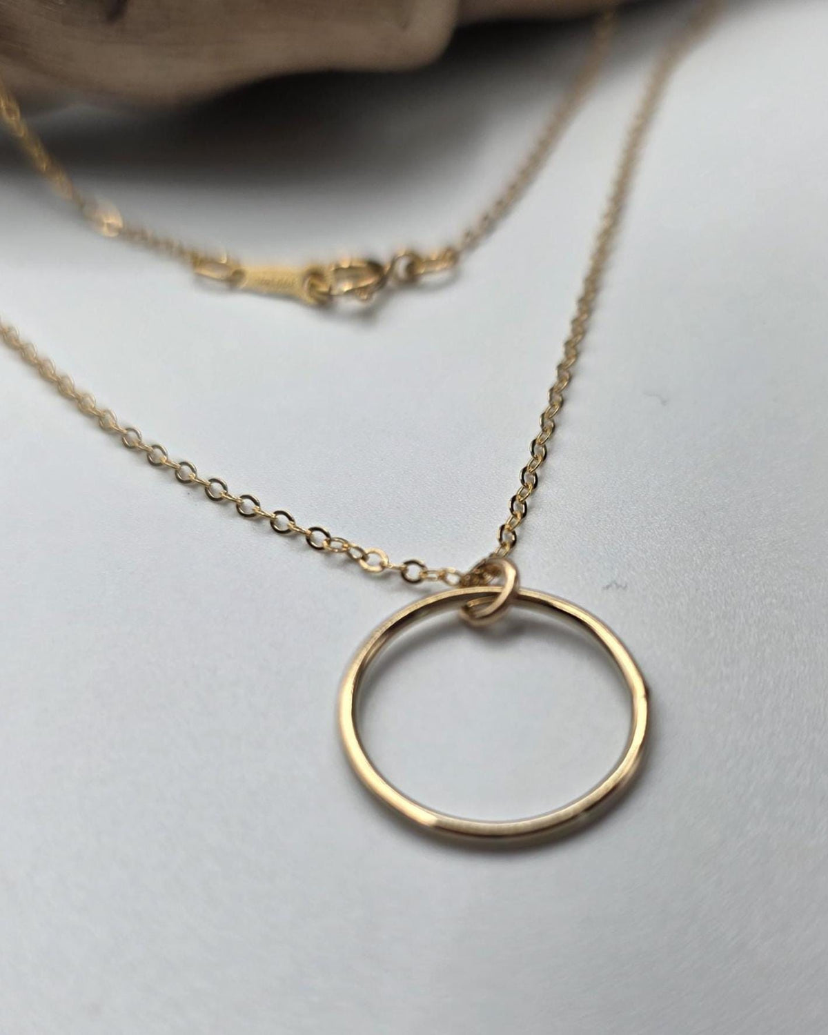 Solid 10K Gold Day Collar Necklace | Minimalist Luxury Collar | Fine Gold Jewelry