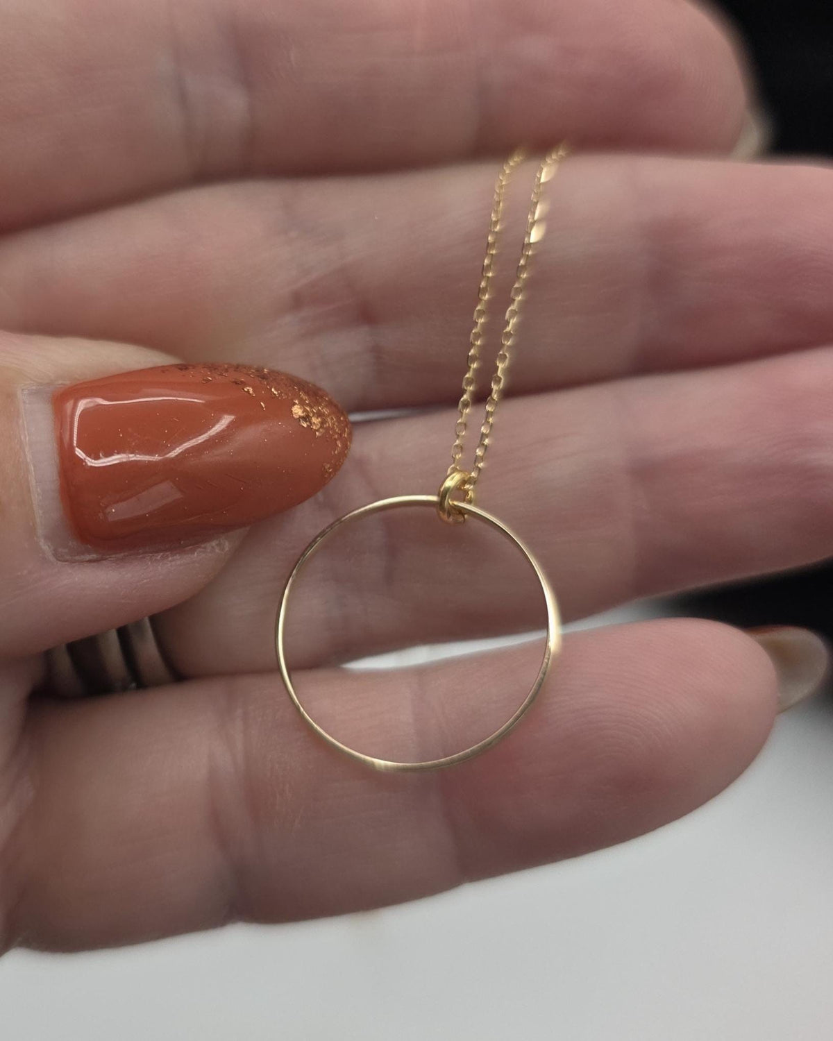 Solid 10K Gold Day Collar Necklace | Minimalist Luxury Collar | Fine Gold Jewelry