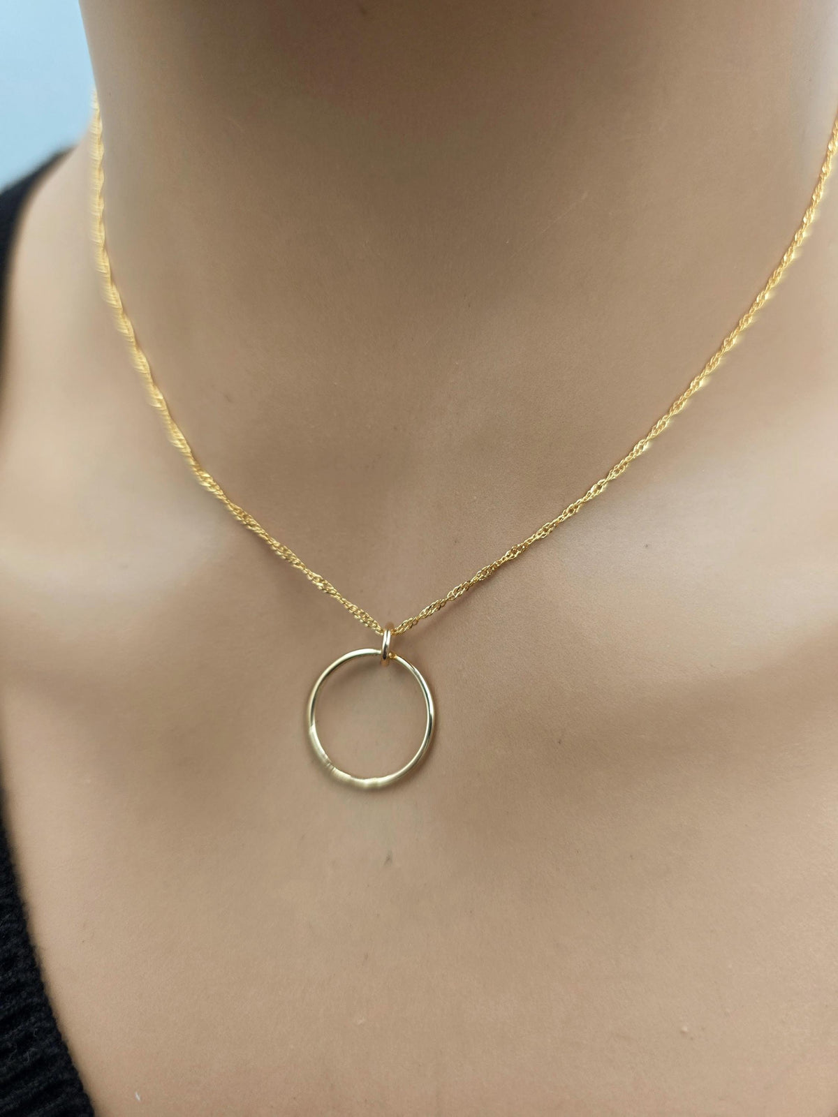 14k Gold Filled Elegant Minimalist Day Collar Necklace, Romantic Luxury Elegant Partner Fine Jewelry