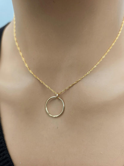 14k Gold Filled Elegant Minimalist Day Collar Necklace, Romantic Luxury Elegant Partner Fine Jewelry