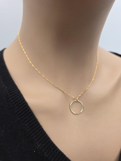 14k Gold Filled Elegant Minimalist Day Collar Necklace, Romantic Luxury Elegant Partner Fine Jewelry