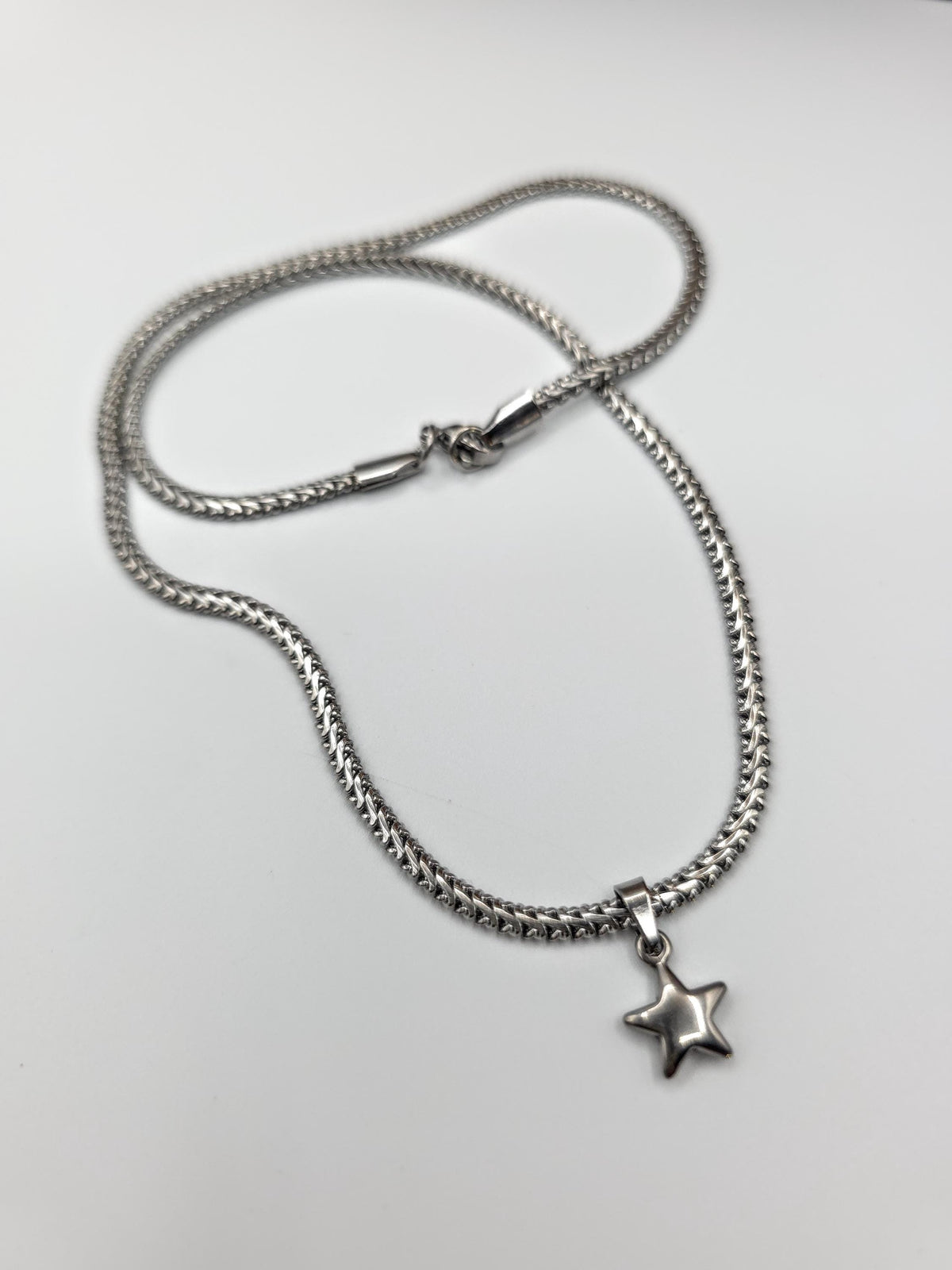 Steel Layered Trident Four-Piece Norse-Inspired Ocean Necklace Set | Stainless Steel & Aluminum