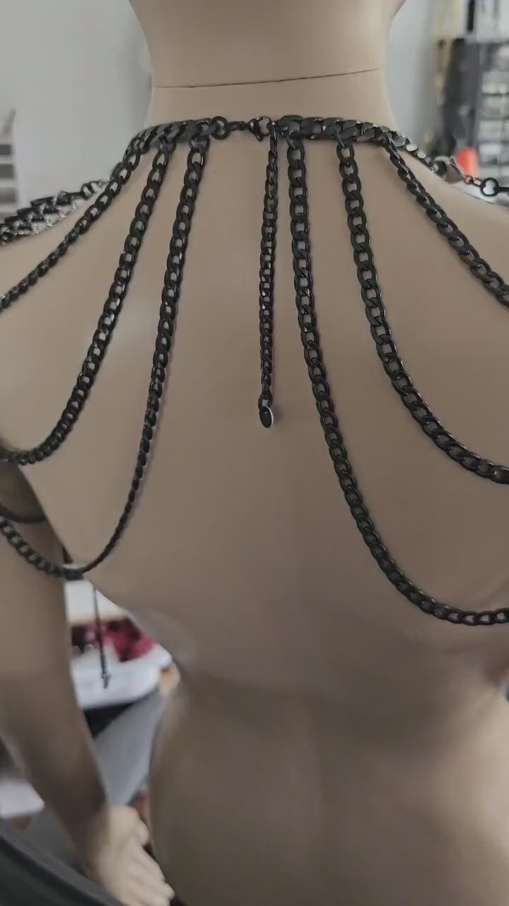 Dragon Scale Royal Fae Fantasy Shoulder Armor: Viking Scalemail Gala Costume Accessory