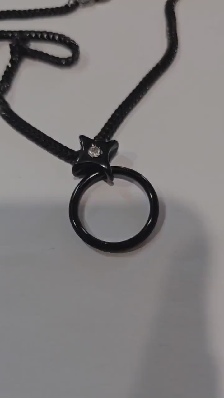 Black Steel Day Collar Choker Goth Punk Necklace | Submissive Jewelry with Permanent Locking Clasp Option