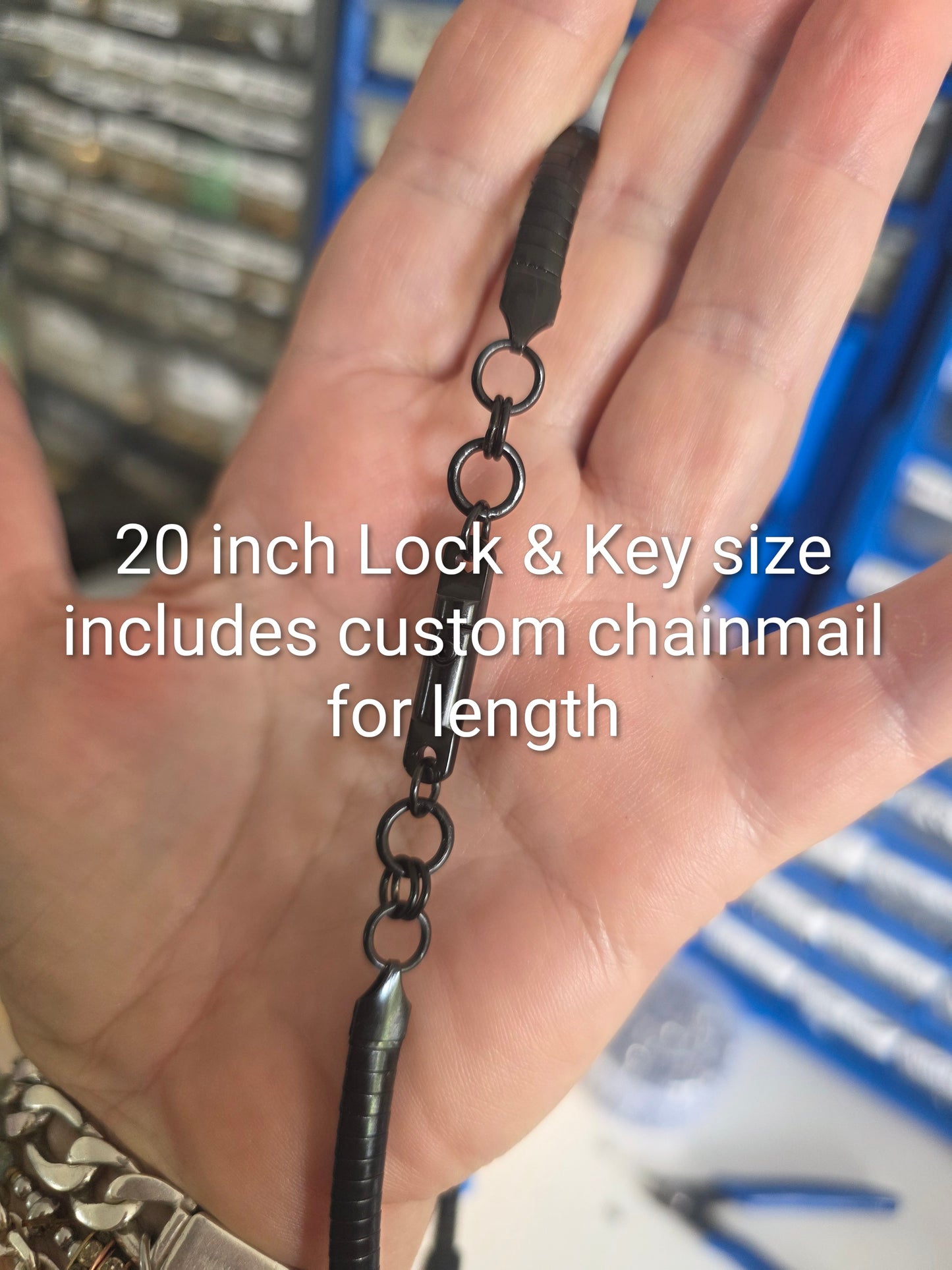 Steel Day Collar – Omega Chain | Sleek | Optional Locking Clasp