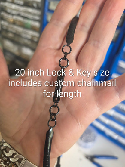 Steel Day Collar – Omega Chain | Sleek | Optional Locking Clasp