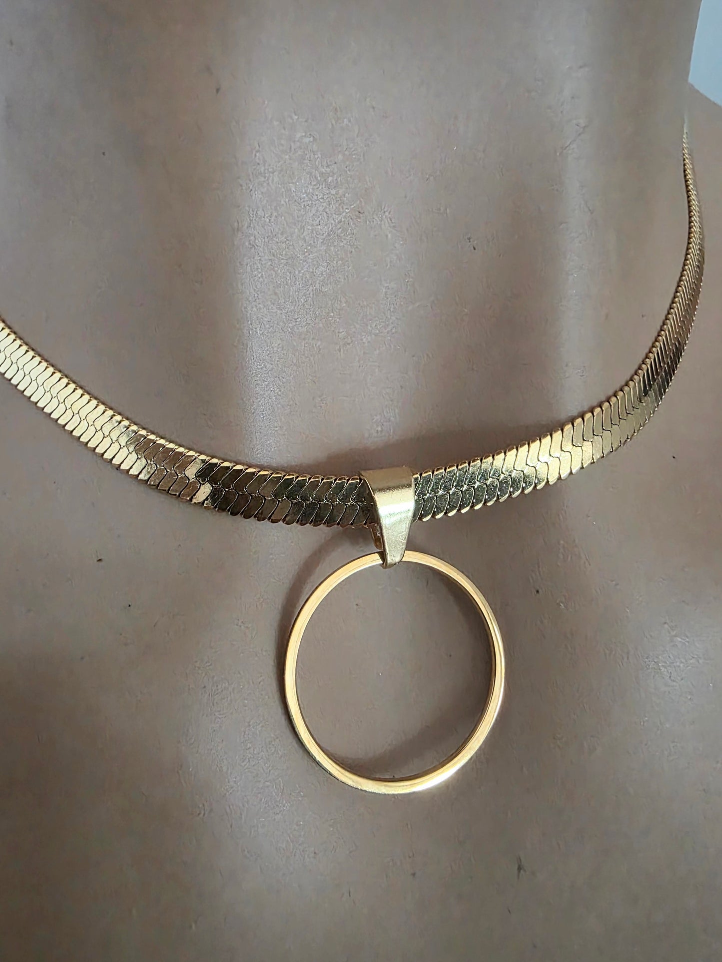 Day Collar – Herringbone Chain | Everyday | Optional Locking Clasp