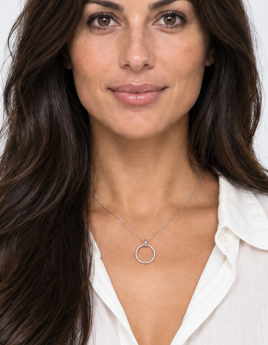 Sterling Silver Day Collar – O-Ring | Fine Jewelry | Permanent Options